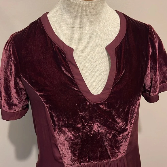 Maeve - Ingrid Velvet Swing Tunic Dress - Size X-Small - Picture 4 of 11